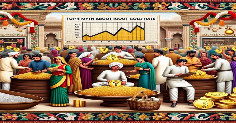 Top 5 Myths About Gold Rate in India You Should Stop Believing